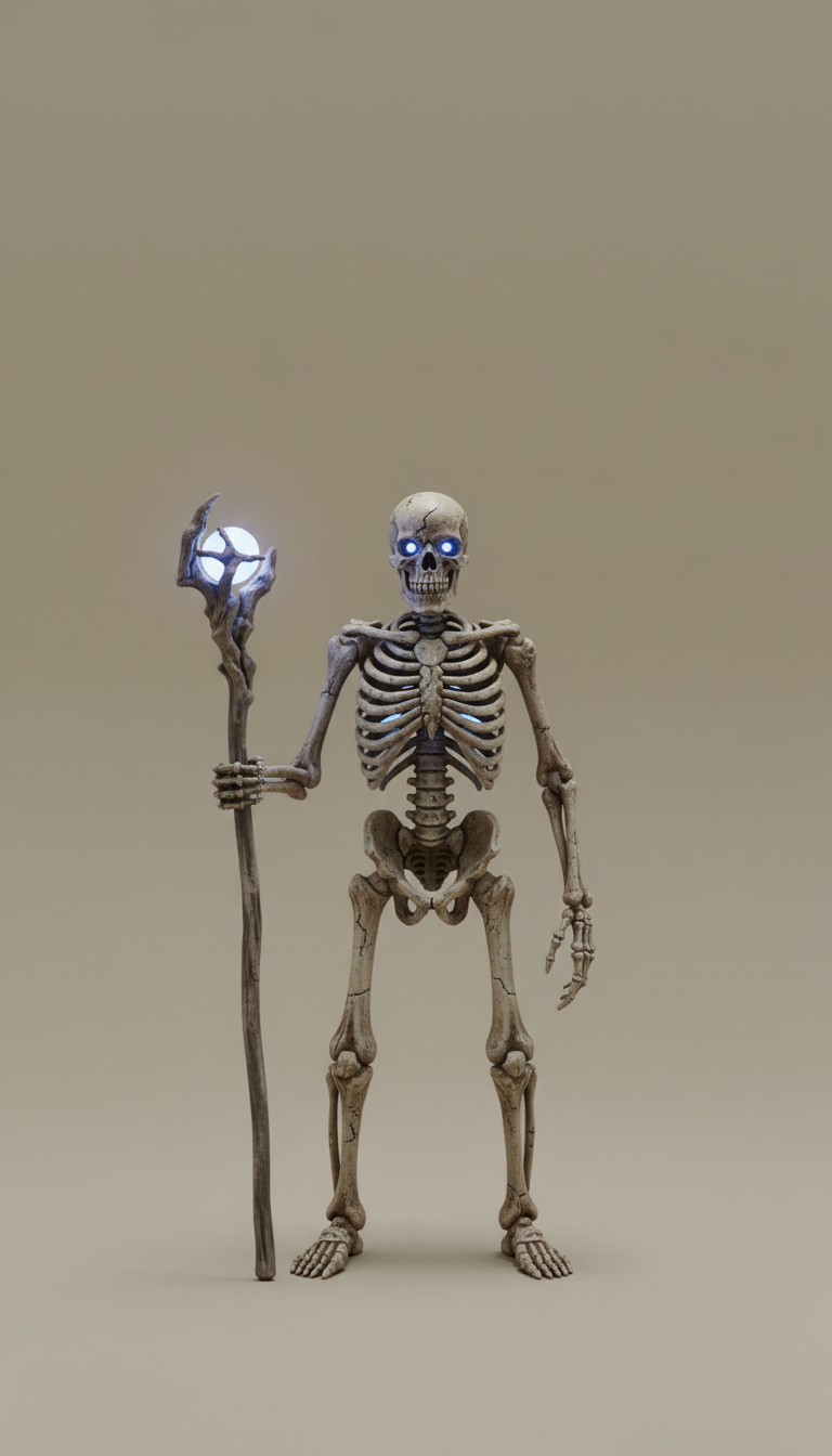 Tabletop Bone Collector Figurine