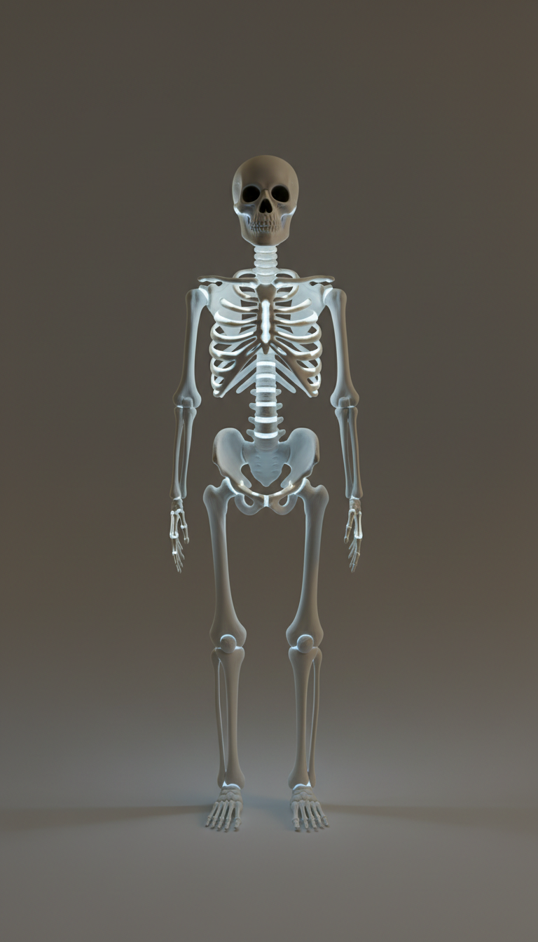 Life-Size LED Glow Skeleton