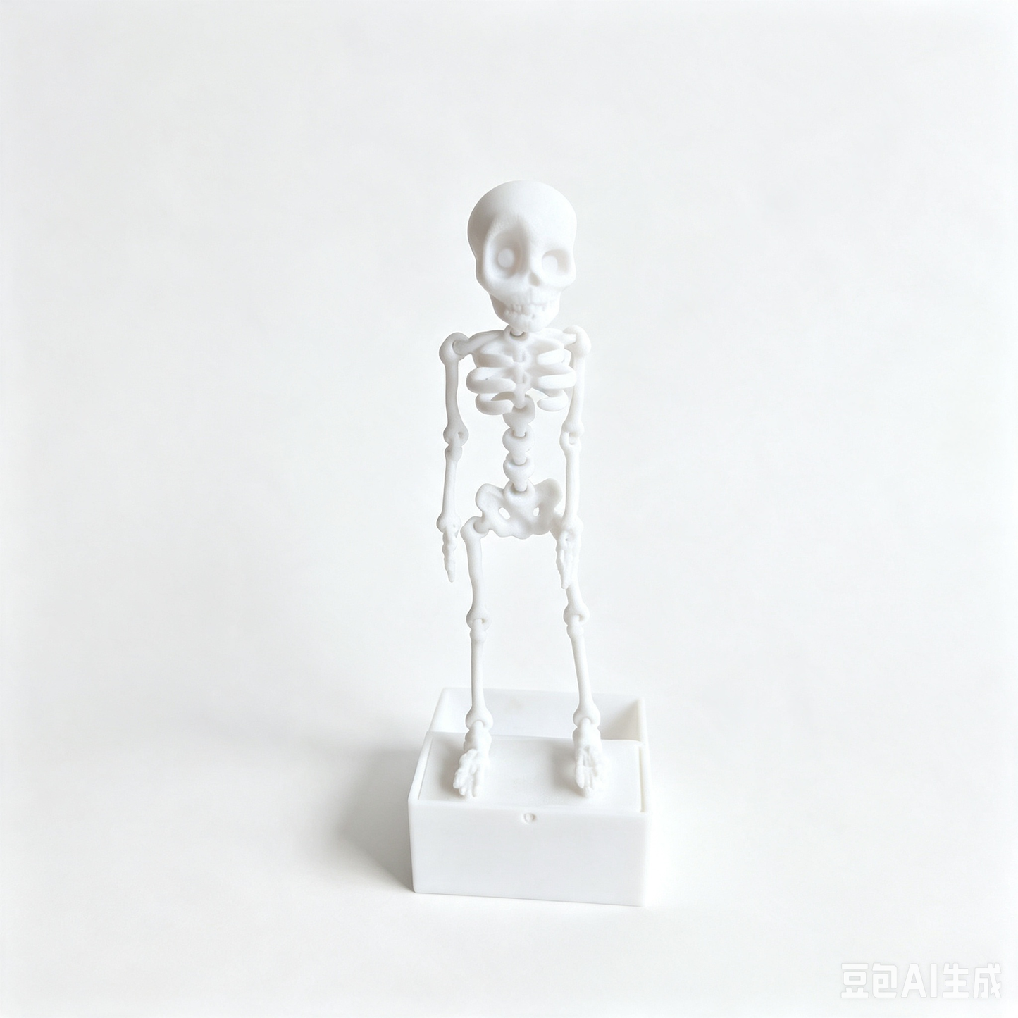 Dancing Skeleton Aquarium Ornament, Mini Skeleton Bubble Decoration with Stable Base for Fish Tank, Desktop and Halloween Display
