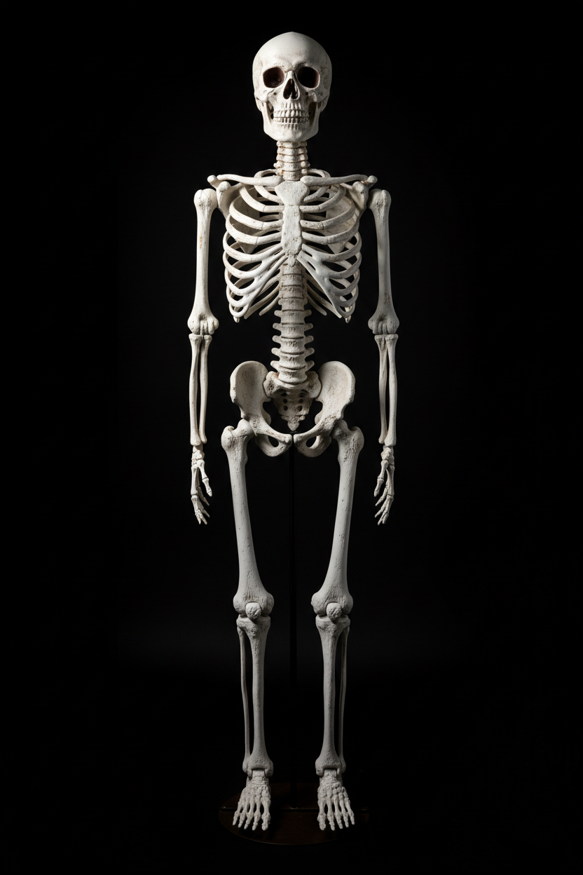 Life-size 170cm Halloween skeleton decoration